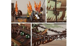 Конструктор «Пиратский корабль», 4364 детали