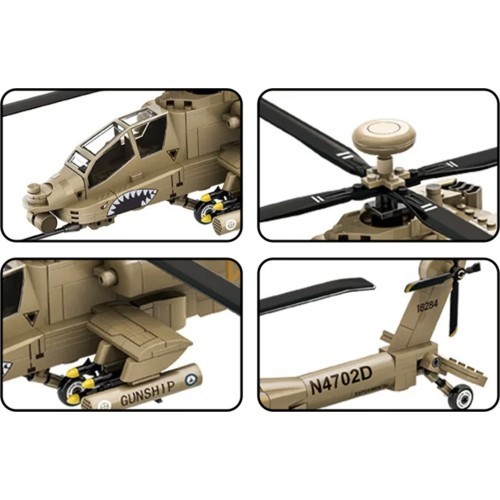 Militārā helikoptera konstruktors, 255 gab.