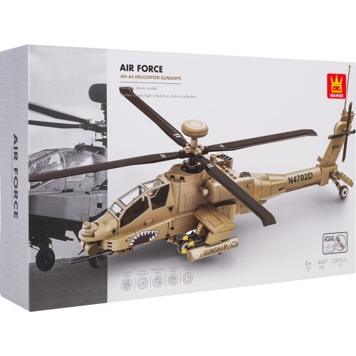Military Helicopter Building Blocks Set 255pcs.