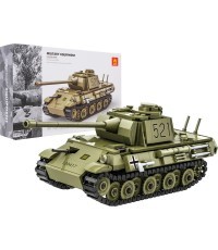 Green Tank Building Blocks Set 638 pcs.