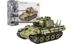 Конструктор Зелёный танк, 638 деталей