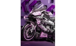 Motociklista konstruktors, rozā, 2066 detaļas