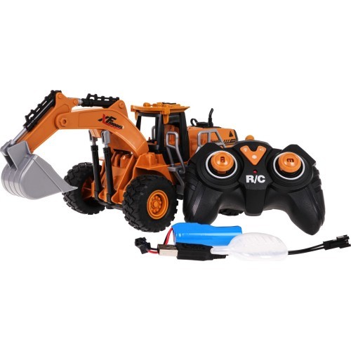 R/C Lights and Smoke Excavator