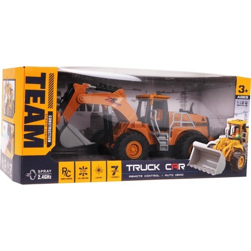 R/C Lights and Smoke Excavator