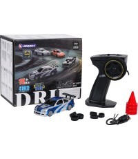 R/C Drift Car 1:43 Blue + Accessories