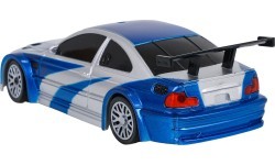 R/V driftošanas automašīna 1:43 zila + piederumi