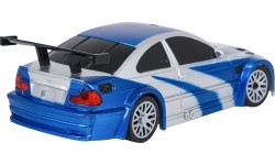 R/V driftošanas automašīna 1:43 zila + piederumi