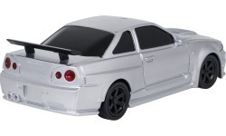 R/V driftausanas automašīna 1:43 balta + piederumi