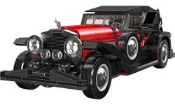 Retro Vehicle Red Building Blocks Set 1308pcs.