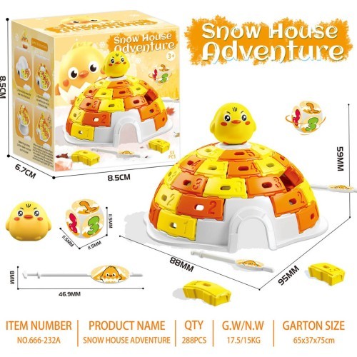 Arkādes spēle Igloo Bricks, pīlēna versija