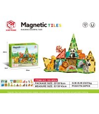 Zoo Magnetic Bricks Set 27el.