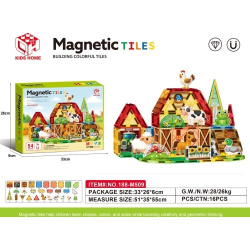 Magnetic Farm Set 54el.