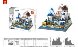 Santorini Building Block Set 1372el.