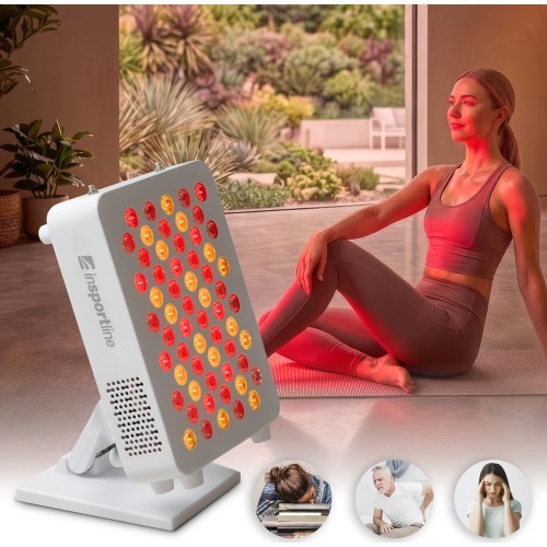 Infrasarkano staru LED panelis inSPORTline Katuni EVO – 60 LED - Balts