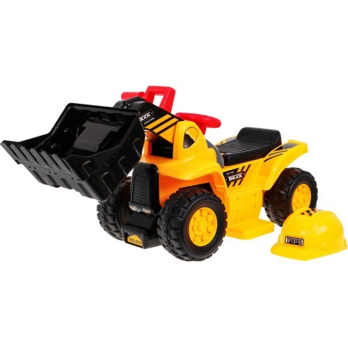 Elektriskais buldozers ar ķiveri bērniem