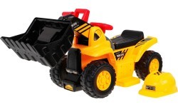 Elektriskais buldozers ar ķiveri bērniem