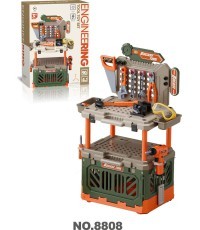 Игровая мастерская с ящиком и отвёрткой, 90 деталей
