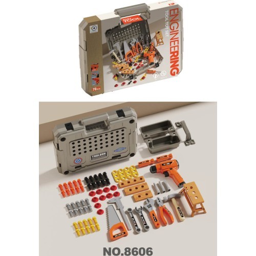 Amatnieka instrumentu komplekts ar somu, 78 gab.