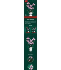 Pink Orchids Flower Set 562el.