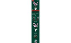 Pink Orchids Flower Set 562el.