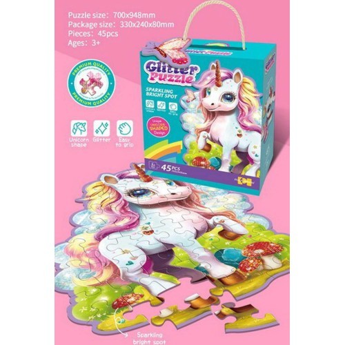 Jigsaw Puzzle Set 45el. Unicorn