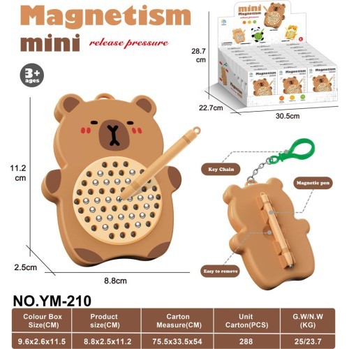 Kapibaras magnētiskā tāfele
