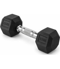 Gumijota hantele FiTKER® HEX PRO - 2,5 kg
