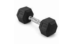 Gumijota hantele FiTKER® HEX PRO - 7,5 kg