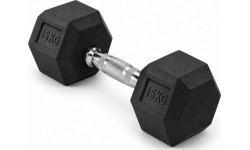 Гантель обрезиненная FiTKER® HEX PRO - 15 kg