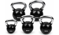 Rubberised Kettlebell FITKER - 8 kg