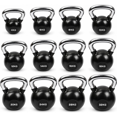 Rubberised Kettlebell Fitke®  - 14 kg