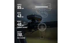Передняя фара Sigma Aura 70 USB