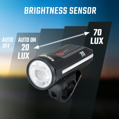 Передняя фара Sigma Aura 70 USB