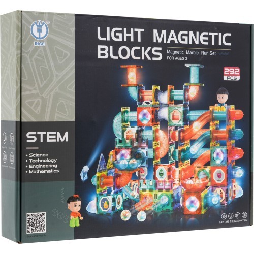 Magnetic Blocks Set of 292 elements