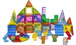 3D ZOO magnētisko klucīšu komplekts 64 gab.