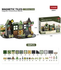 Magnetic bricks Army 56el.