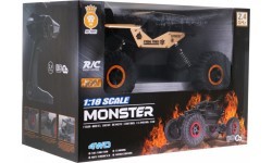 Tālvadības automašīna Crawler R/C MONSTER 1:18, zelta