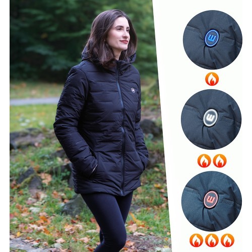 Women’s Heated Jacket W-TEC HEATborg Lady - Pink
