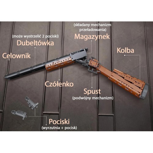 Rifle Building Kit 1054pcs.