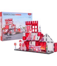 Fire Department Magnetic Building Blocks Set 48 pcs.