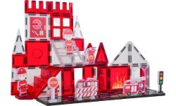 Fire Department Magnetic Building Blocks Set 48 pcs.