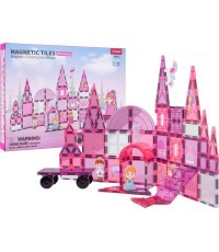 Pink Princess Magnetic Blocks Set 58 pcs.