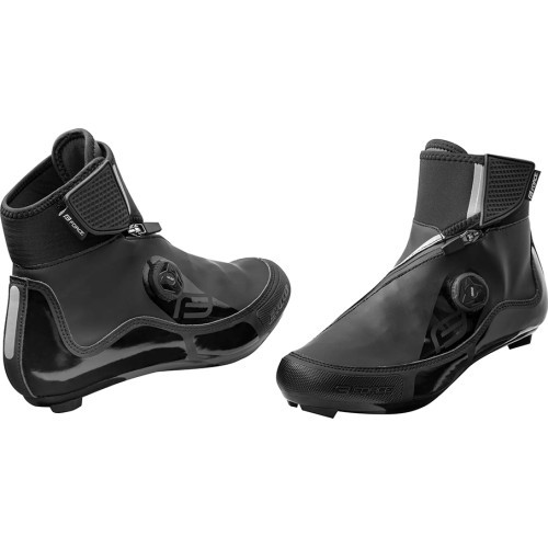 Winter cycling shoes FORCE Glacier Road, road, -5/+5°C (black)