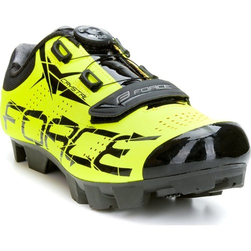 FORCE MTB Crystal Shoes // size: 42, Clip-In, MTB (fluorescent)