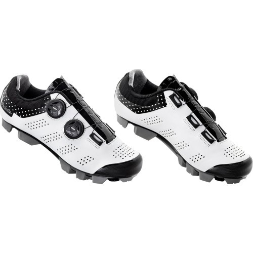 FORCE MTB Points Lady Shoes, size 37, Clip-In, MTB (white/black)