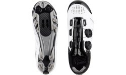 FORCE MTB Points Lady apavi, izmērs 37, Clip-In, MTB (balti/melni)