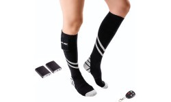 Heated Knee Socks W-TEC Tarviso - Khaki