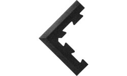 Угол гимнастического мата Fitker RR 450x135x15 puzzle черный