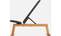 WeightBench Eiche - WeightBench Eiche Kunstleder