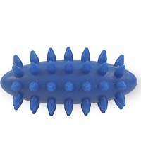 JAKOBS Massage egg with spikes hedgehog small 7 cm blue